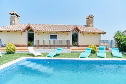 6 bedrooms villa with sea view private pool and jacuzzi at Olivella - Accommodation