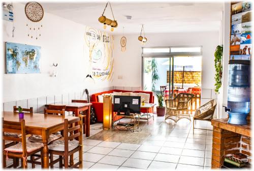 صالة مشتركة/ منطقة التلفزيون, ATMA Hostel & Yoga in تروجيلو