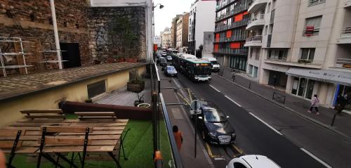 parveke/terassi, Le Coffice Auberge de Jeunesse in 13th - Place d'Italie