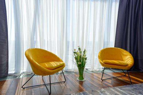 SkyRrent24 Moscow City sunny apartment Москва Сити