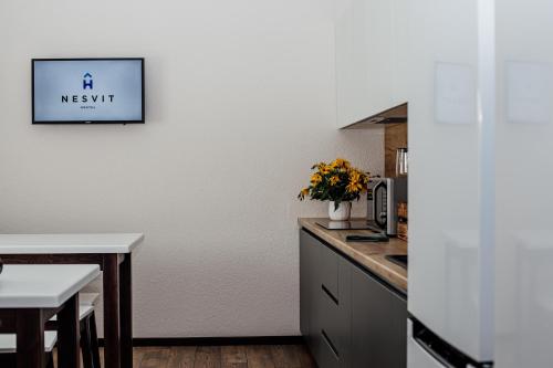 Étterem, Новый хостел Nesvit Киев Академгородок (Новыи хостел Nesvit Киев Академгородок) in Svyatoshynskyj