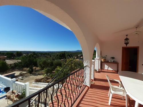 Erkély/terasz, Casa Loro Loco B&B in Pedralba