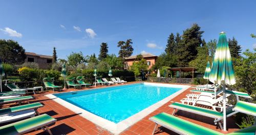 Swimmingpool, Hotel Villa Belvedere in San Gimignano