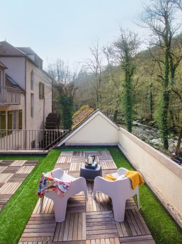 شرفة/ تراس, Le Moulin Des Ruats in Avallon