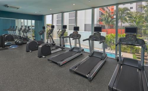 Fitness center, Holiday Inn Miami North I-95 in North Miami