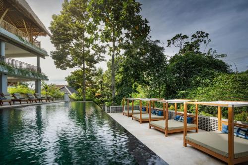 Swimming pool, Dinara Ubud Hotel in Ubud