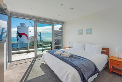 Balcony/terrace, Sea Quest Apartment in Nelson