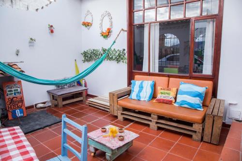 Garden, Family Host HOSTEL in Villa De Leyva