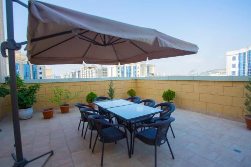 陽台/露台, HOTEL AYNI in 杜尚貝