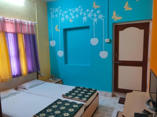 1 double bed