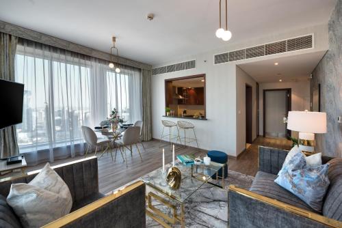 Durrani Homes - Designer 2BR Apt with stunning Burj khalifa and Fountain View, Dubaï (photo 6)