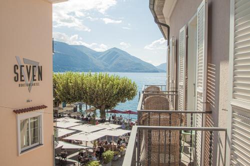 Balcony/terrace, Seven Boutique Hotel in Ascona