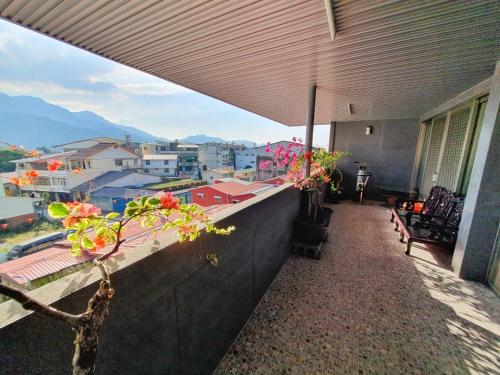 Balcony/terrace, Fun Shili B&B in Shuili Township