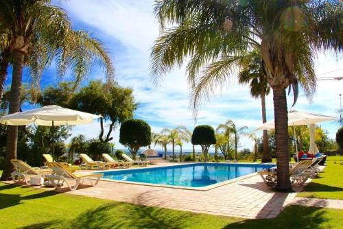 Villa with 6 bedrooms in Loule with wonderful sea view private pool and WiFi 12 km from the beach