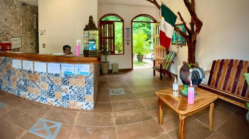 Lobby, Yaxche Centro Hostal y Camping in Bacalar