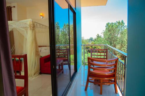 Balcony/terrace, Kilimanjaro White House Hotel in Moshi