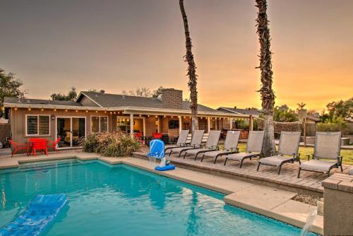 Spacious Arizona Escape with Putting Green and Hot Tub