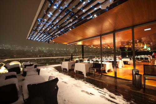 ระเบียง/ชานเรือน, โรงแรมเอ็กเซลซิเออร์ ซานมาร์โก (Hotel Excelsior San Marco) in แบร์กาโม