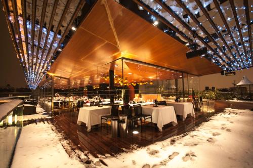 ห้องอาหาร, โรงแรมเอ็กเซลซิเออร์ ซานมาร์โก (Hotel Excelsior San Marco) in แบร์กาโม