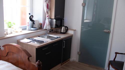 Kitchen, Apartmenthaus "Zum Birnbaum" in Flexdorf