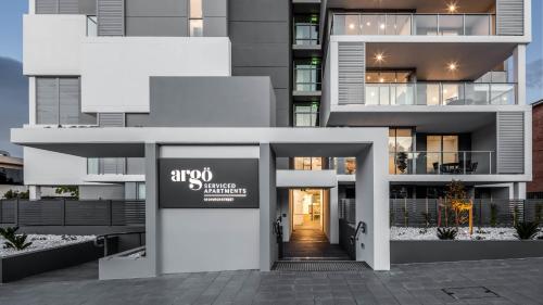 Exterior view of Argo Apartments