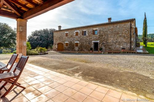  CAL PARENT – Casa “Vella” con piscina semi-climatizada y spa in 17468 Vilademuls