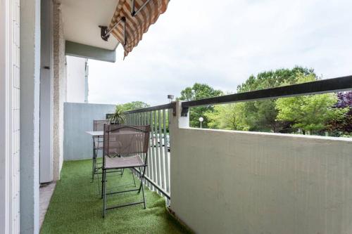Balcony/terrace, Studio Soleil et Verdure - Montpellier Celleneuve in Celleneuve