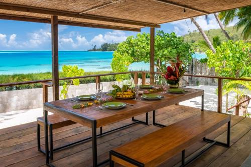 ระเบียง/ชานเรือน, Matira Sandy Home 658 DTO-MT in เกาะโบราโบร่า