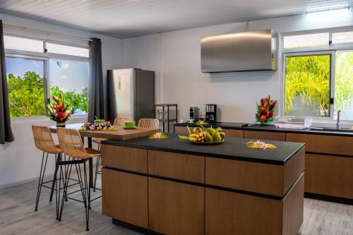 ห้องครัว, Matira Sandy Home 658 DTO-MT in เกาะโบราโบร่า