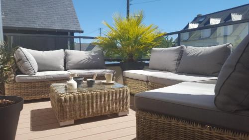 Les Cyprès - appartement avec grande terrasse proche plage - St Malo