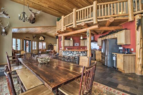 Expansive Ruth Lake Home with Dock, Fire Pit and Beach in Crosslake (MN)