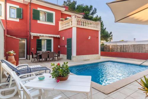  Paradisiac Villa in Llucmajor with Sea View and Private Pool in Llucmajor