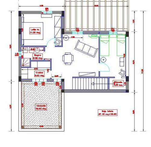 2 bedrooms, 3 beds