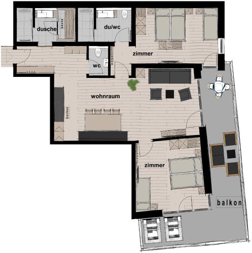 Two-Bedroom Apartment