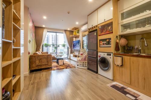 Homestay 1 ngu+1 đep nhat Vinhomes Ocean park