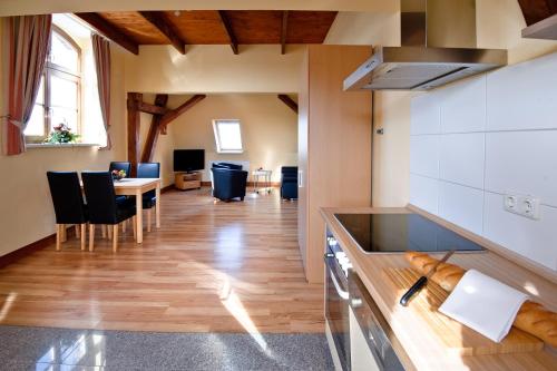 Kitchen, Hotel Am Alten Hafen in Wismar City Center