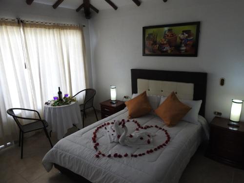 1 double bed