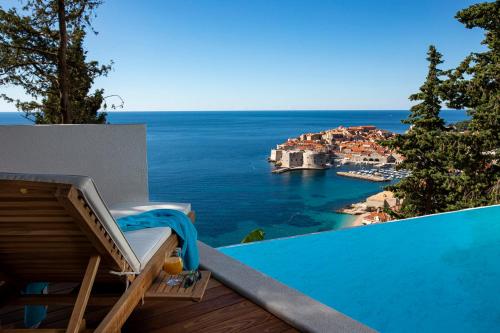 Villa T Dubrovnik - Wellness and Spa Luxury Villa with spectacular Old Town view