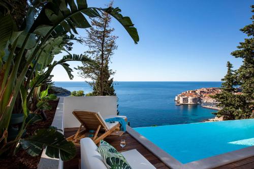 Villa T Dubrovnik - Wellness and Spa Luxury Villa with spectacular Old Town view