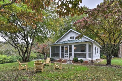 Restored 1920s Cottage on 1 Acre with Fire Pit