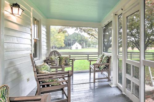 Restored 1920s Cottage on 1 Acre with Fire Pit