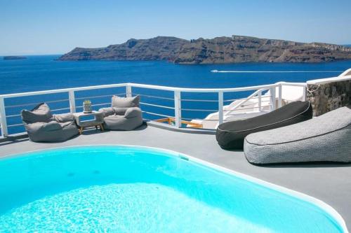 Luxury Santorini Villa Villa Cozy 1 Bedroom Indoor Plunge Pool & Caldera View Oia