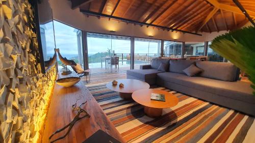 공용 라운지/TV 시청 구역, Casa Mirador Boutique Hotel in 아제다 앤 아제지냐 비치스