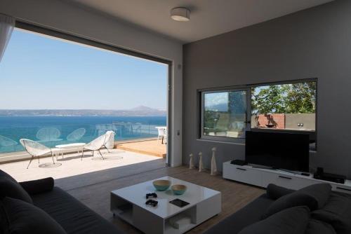 Luxury Villa Crete Villa Saphire 3 Bedroom Sea View Chania