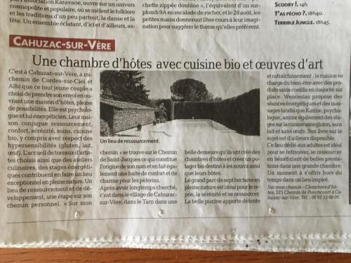 Sur mon chemin chambres d'Hôtes – Cahuzac-sur-Vère, CO