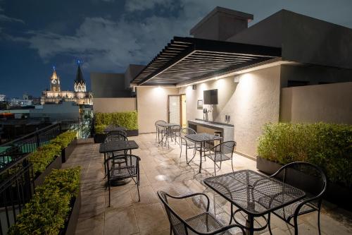 陽台/露台, Six Hotel Guadalajara Expiatorio in 瓜達拉哈拉