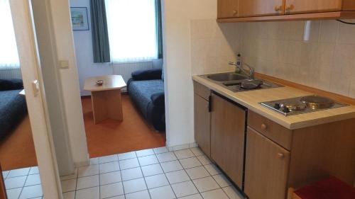 Kitchen, Pension Granitzeck in Ostseebad Sellin