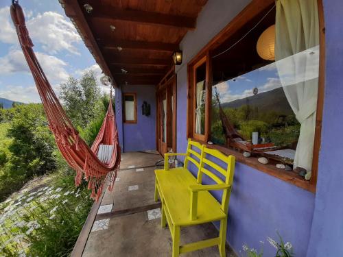 Balcony/terrace, Cabanas Las Nativas in Lago Puelo