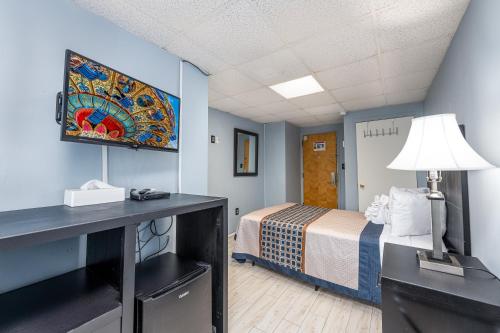 1 double bed
