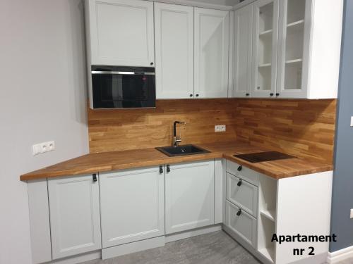 keuken, Apartamenty Centrum - Mickiewicza in Bielsko-Biala